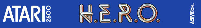 H.E.R.O. logo for Atari 2600